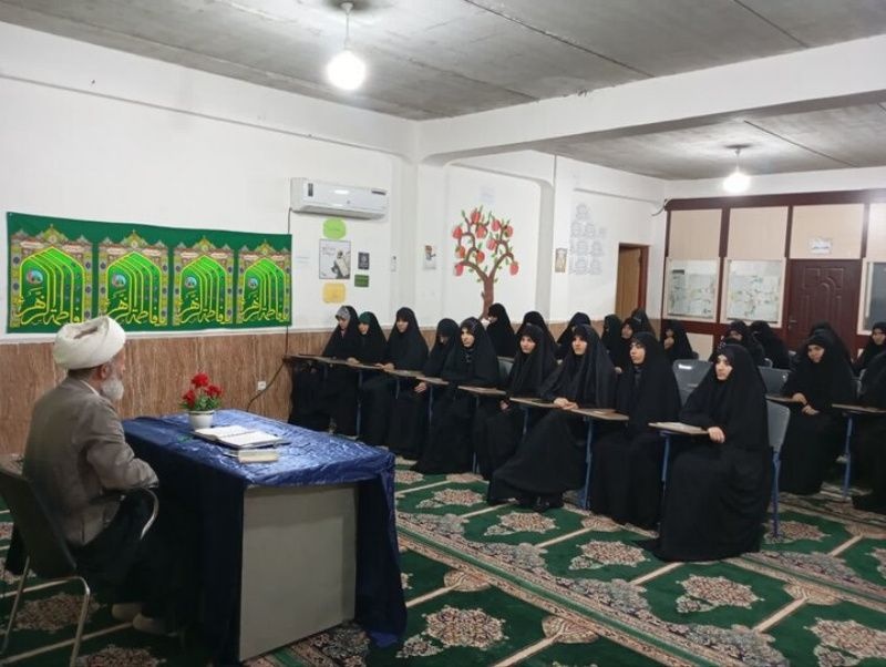 دیدار با طلاب مدرسه علمیه الزهرا (س) رمشک