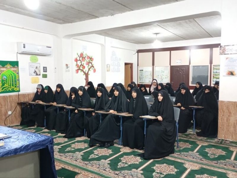 دیدار با طلاب مدرسه علمیه الزهرا (س) رمشک