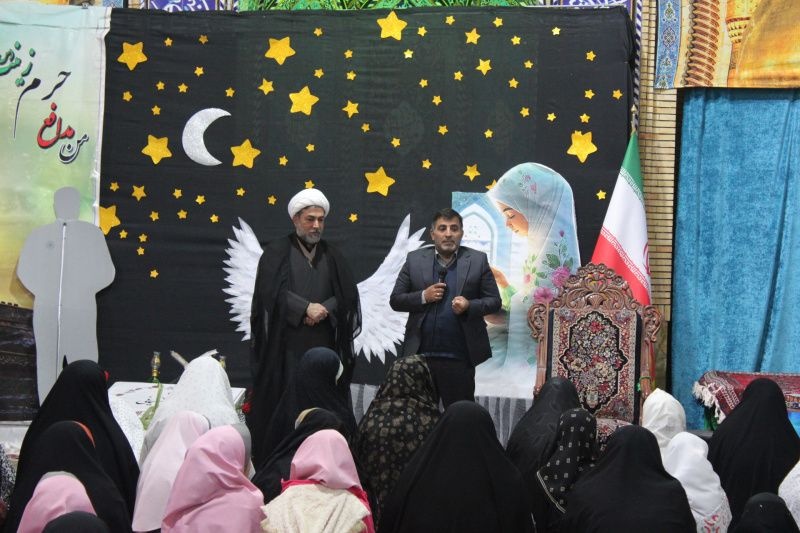 حضور رئیس اداره اموزش و پرورش در اعتکاف