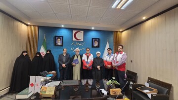 تصاویر/امضای تفاهم‌نامه همکاری میان حوزه علمیه خواهران استان یزد و جمعیت هلال احمر