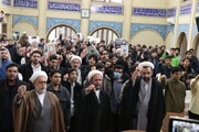 تصاویر/ خروش حوزویان کرمان در دفاع از قرآن و ولایت