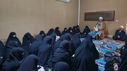 تصاویر/برگزاری اجلاس مدیران حوزه‌های علمیه خواهران یزد در میبد