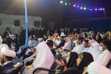 مراسم ازدواج آسان فاطمی۴، پیوند ۲۵ زوج هرمزگانی در نیمه‌ شعبان؛ جلوه‌ای از عشق، ایمان و سبک زندگی فاطمی