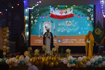 مراسم ازدواج آسان فاطمی۴، پیوند ۲۵ زوج هرمزگانی در نیمه‌ شعبان؛ جلوه‌ای از عشق، ایمان و سبک زندگی فاطمی