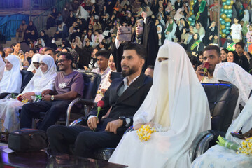 مراسم ازدواج آسان فاطمی۴، پیوند ۲۵ زوج هرمزگانی در نیمه‌ شعبان؛ جلوه‌ای از عشق، ایمان و سبک زندگی فاطمی