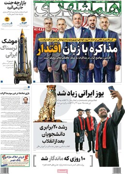 صفحه اول روزنامه‌های شنبه ۱۸ بهمن‌ماه ۱۴۰۴