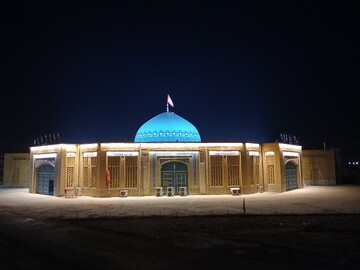 تصاویر/ روایتگری حاج حسین یکتا برای طلاب حوزه علمیه خواهران بوشهر در منطقه عملیاتی شلمچه