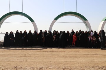 بازدید طلاب حوزه علمیه خواهران استان بوشهر از منطقه عملیاتی والفجر8 به روایت تصاویر