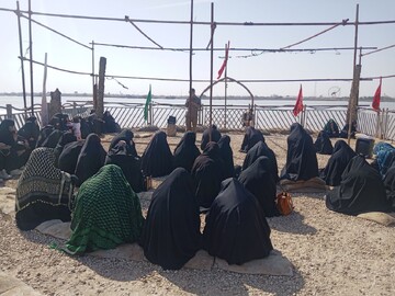 بازدید طلاب حوزه علمیه خواهران استان بوشهر از منطقه عملیاتی والفجر8 به روایت تصاویر