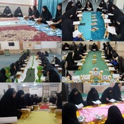 تصاویر/ محفل جزءخوانی قرآن کریم در مدارس علمیه خواهران استان‌ کرمان