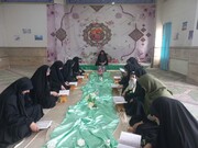 تصاویر/ محفل جزءخوانی قرآن کریم در مدارس علمیه خواهران استان‌ قزوین