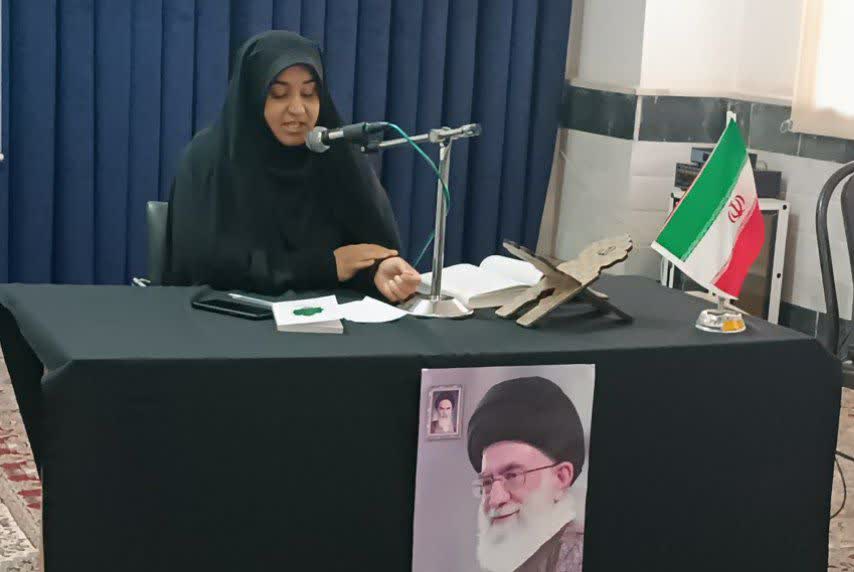 مراسم تبیینی حوزه علمیه الزهرا پلدختر به مناسبت شهادت رهبر معظم انقلاب