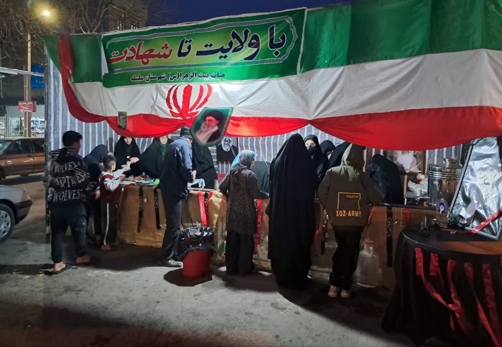 تصاویر/ برپایی موکب بانوان طلبه استان لرستان به مناسبت شهادت قائد امت