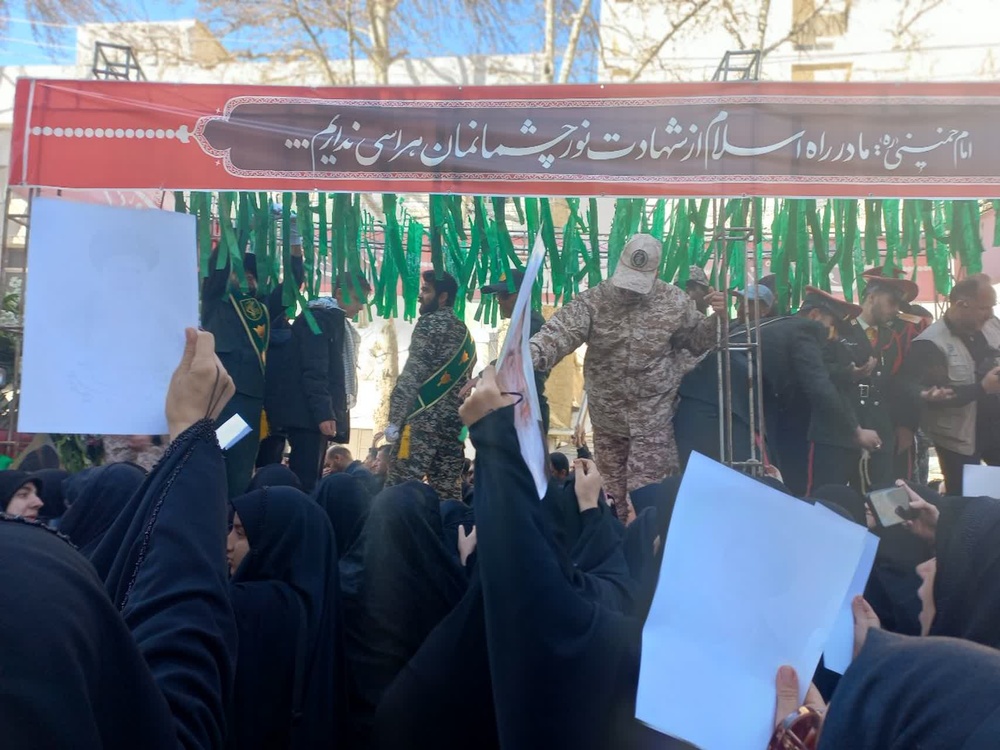 تشییع پیکر شهید در لرستان