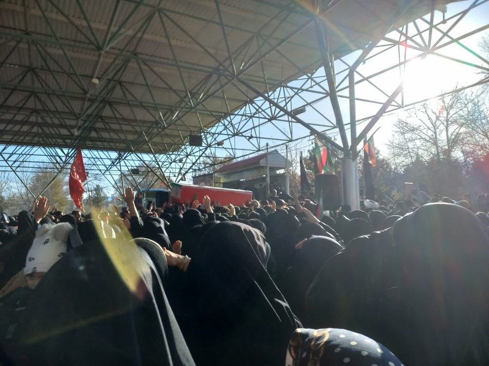 تشییع پیکر شهید در لرستان
