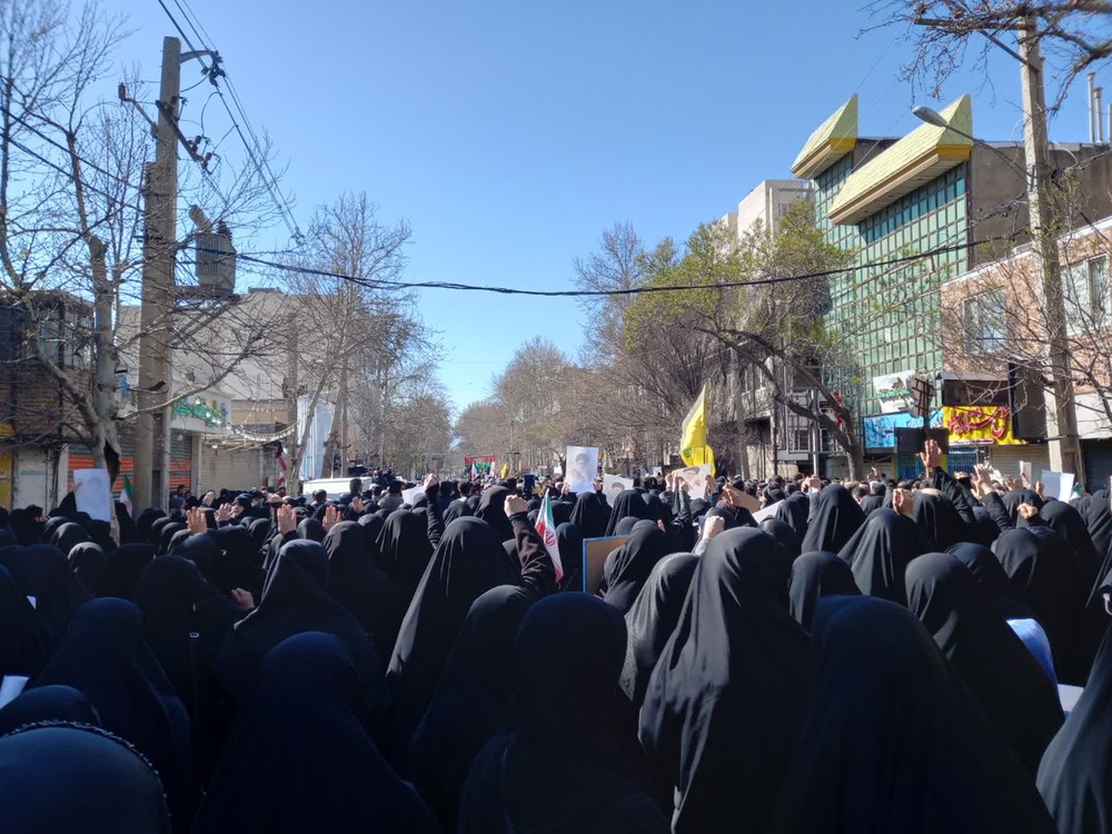 تشییع پیکر شهید در لرستان