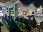 تصاویر/ مراسم بیعت بانوان حوزوی مدرسه علمیه تخصصی حضرت زینب کبری(س) رفسنجان با رهبر سوم‌ انقلاب