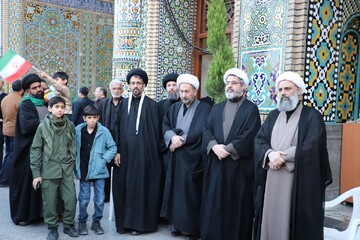 تصاویر/ آیین «عهد جان»؛ مراسم بیعت بانوان طلبه با رهبر معظم انقلاب در حرم بانوی کرامت