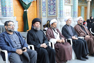 تصاویر/ آیین «عهد جان»؛ مراسم بیعت بانوان طلبه با رهبر معظم انقلاب در حرم بانوی کرامت