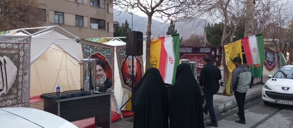 برپایی موکب در اجتماعات مردمی نحن منتقمون