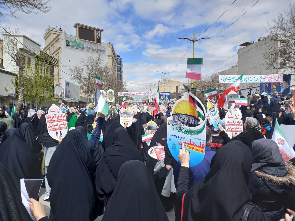 راهپیمایی روز قدس در استان لرستان