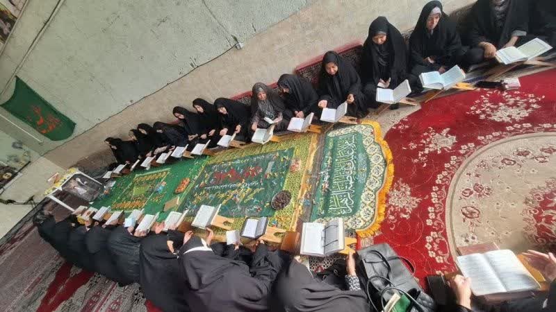 فعالیت های متنوع مدرسه علمیه نرجسیه سیرجان در صف مقدم جبهه جهاد رمضان