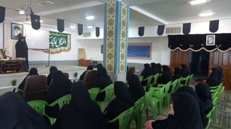 مراسم بیعت بانوان حوزوی مدرسه علمیه تخصصی حضرت زینب کبری(س) رفسنجان با رهبر سوم‌ انقلاب