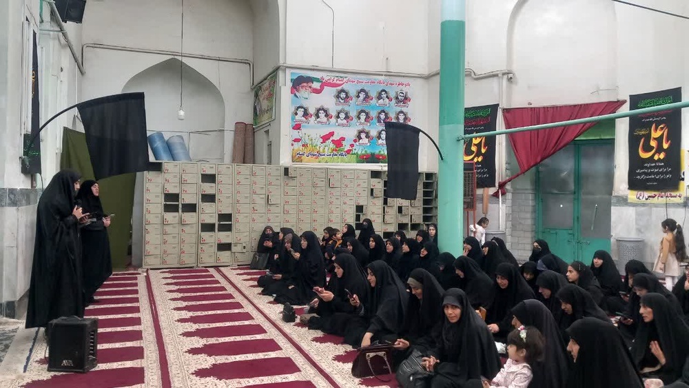 آیین معنوی «عهد جان»  در مدرسه علمیه حضرت زهرا سلام الله علیها دورود