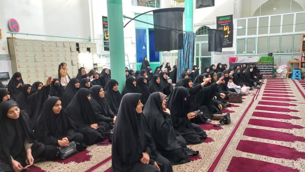 آیین معنوی «عهد جان»  در مدرسه علمیه حضرت زهرا سلام الله علیها دورود