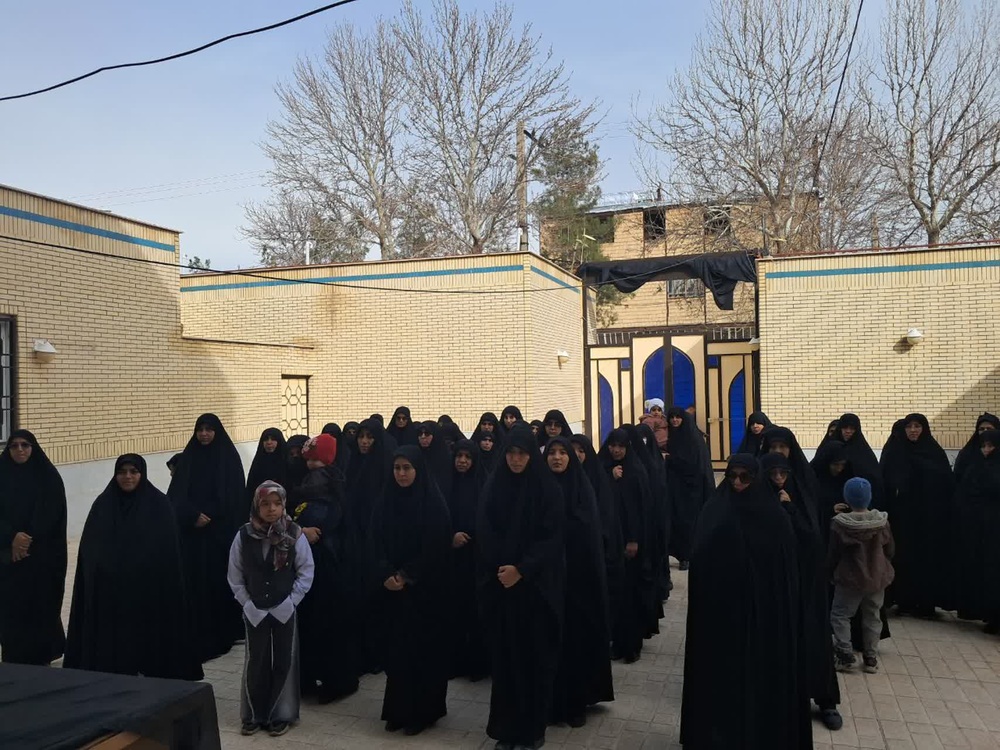 آیین معنوی «عهد جان» در مدرسه علمیه بنت الرسول الشتر