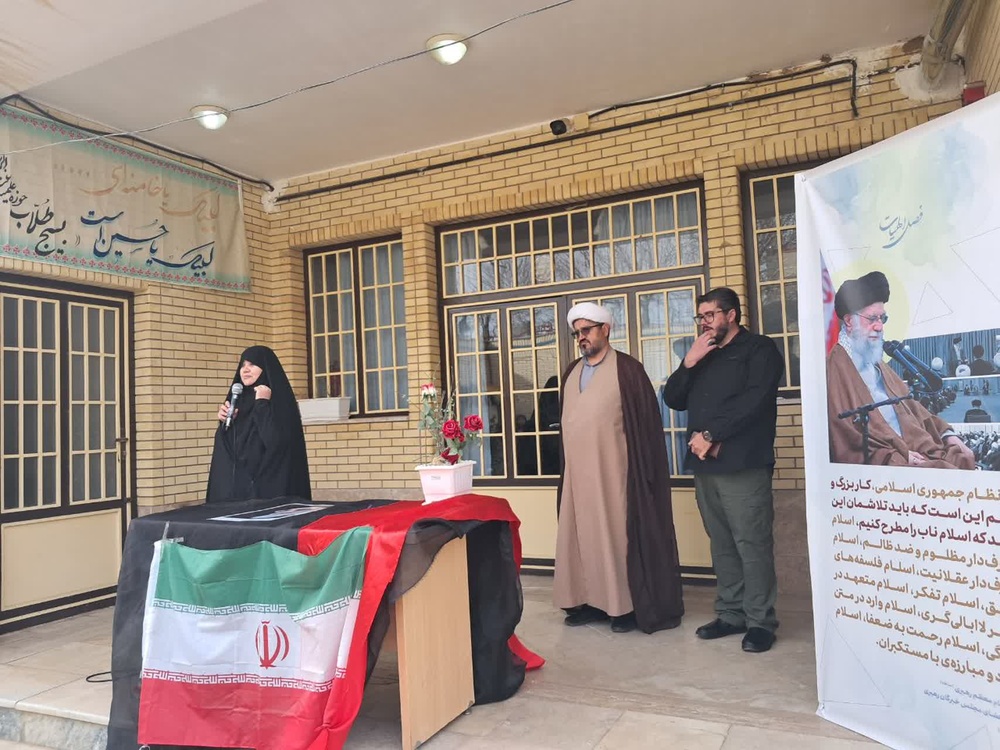 آیین معنوی «عهد جان» در مدرسه علمیه بنت الرسول الشتر