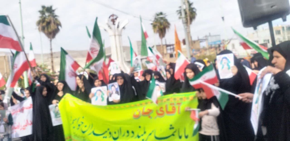 آیین معنوی «عهد جان» با حضور طلاب مدرسه علمیه الزهرا پلدختر