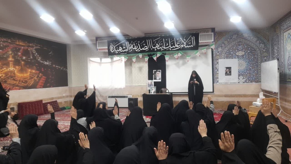 آیین معنوی «عهد جان» در مدرسه علمیه ریحانه الرسول نورآباد