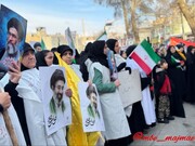 تصاویر/ برگزاری آئین باشکوه «عهد جان» در کردستان؛ تجدید پیمان طلاب خواهر با ولایت فقیه