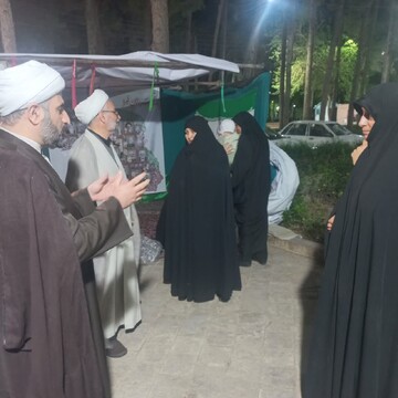 تصاویر / بازدید نمایندگان مرکز مدیریت حوزه‌های علمیه خواهران کشور از تعدادی از موکب‌های مدارس علمیه خواهران  استان یزد