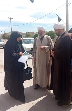 تصاویر / بازدید نمایندگان مرکز مدیریت حوزه‌های علمیه خواهران کشور از تعدادی از موکب‌های مدارس علمیه خواهران  استان یزد