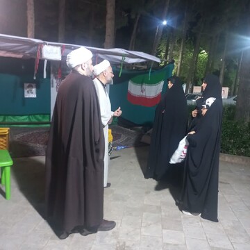 تصاویر / بازدید نمایندگان مرکز مدیریت حوزه‌های علمیه خواهران کشور از تعدادی از موکب‌های مدارس علمیه خواهران  استان یزد