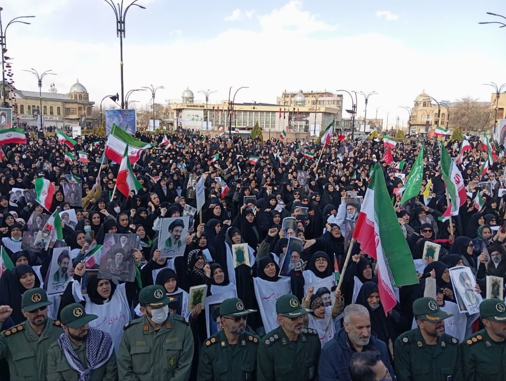 پیام سپاس و ارج‌گذاری به دختران و شیرزنان سرافراز ایران