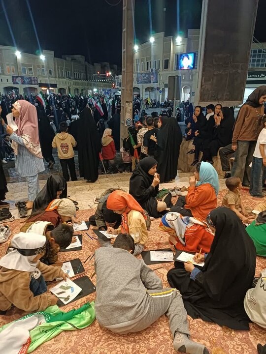 فعالیت موکب مدرسه علمیه الزهرا(س) بم