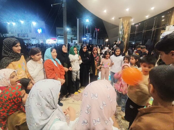 فعالیت موکب مدرسه علمیه الزهرا(س) بم