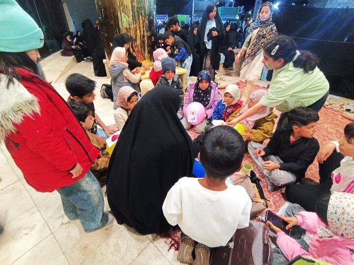 موکب کودک و نوجوان مدرسه علمیه فاطمه‌الزهرا(س) در بم