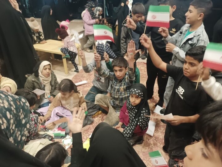 موکب کودک و نوجوان مدرسه علمیه فاطمه‌الزهرا(س) در بم