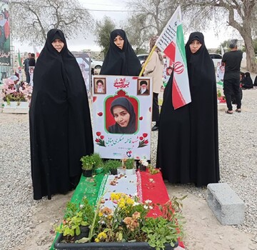 تصاویر/ فعالیت مدارس علمیه خواهران استان هرمزگان در حماسه جنگ رمضان