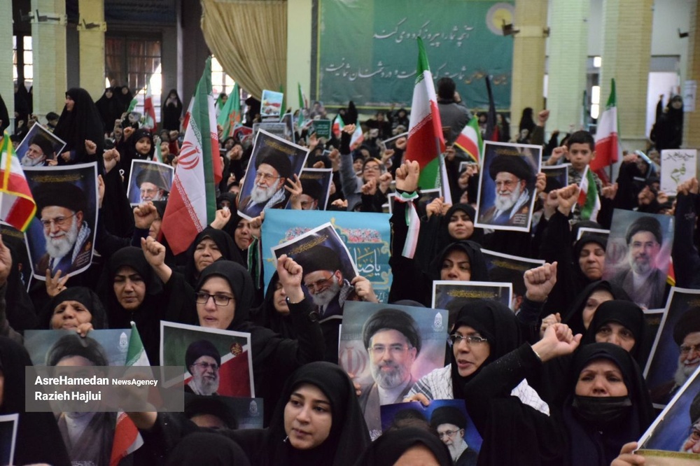 برگزاری مراسم چهلم رهبر شهید در همدان