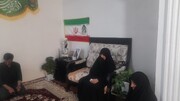 دیدار مسئولان حوزه‌های علمیه خواهران استان لرستان با خانواده شهیدان بختیاری و صوفی در ازنا