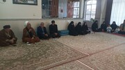دیدار مسئولان حوزه علمیه خواهران لرستان با خانواده شهید حسین سبزعلی در بروجرد