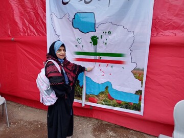 برپایی غرفه مدرسه علمیه حضرت نرجس سلام الله علیها  یزد