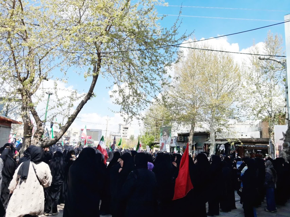 حضور پرشور حوزویان لرستان در مراسم چهلمین روز شهادت رهبر شهید امت