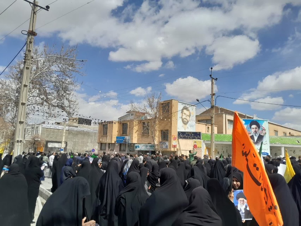 حضور پرشور حوزویان لرستان در مراسم چهلمین روز شهادت رهبر شهید امت