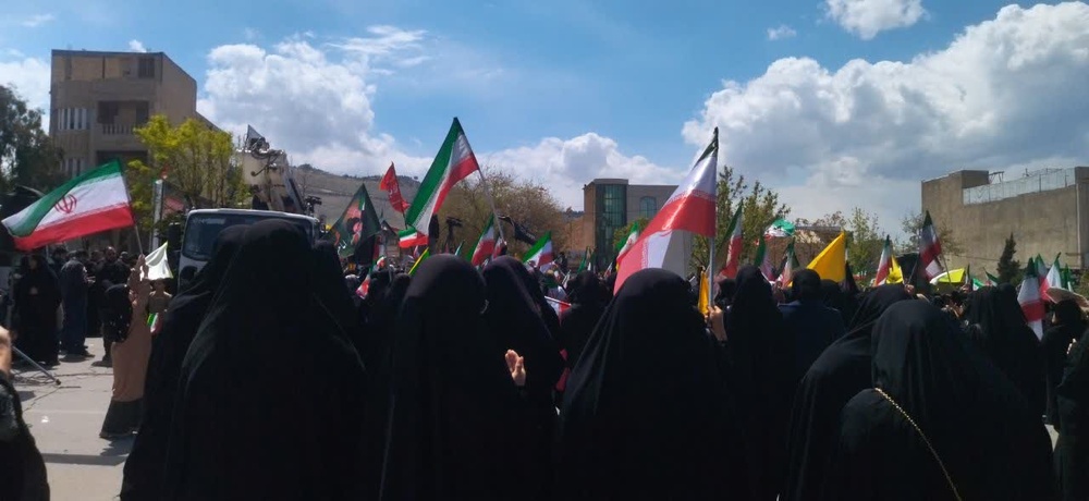 حضور پرشور حوزویان لرستان در مراسم چهلمین روز شهادت رهبر شهید امت